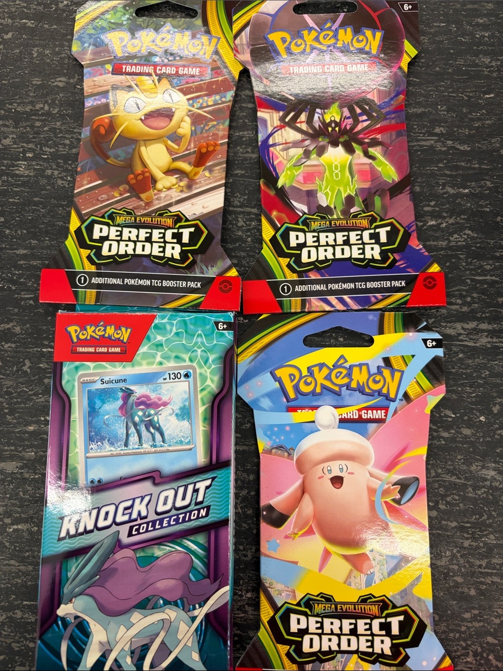 Pokémon TCG Booster Packs - Perfect Order & Knock Out Collection